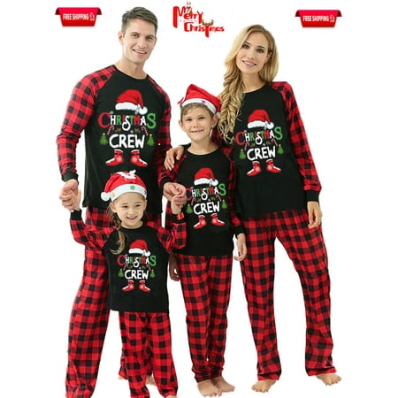 

Christmas Family Pajamas Matching Sets Xmas Matching Pjs for Adults Kids Holiday Home Xmas Family Sleepwear Set