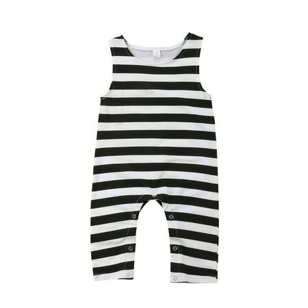 Newborn Unisex Baby Striped Romper Round Neck Sleeveless Strap Jumpsuit Girls Boys Clothes
Newborn Unisex Baby Striped Romper Round Neck Sleeveless Strap Jumpsuit Girls Boys Clothes