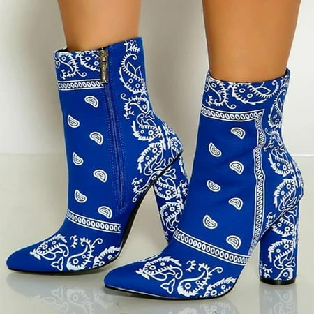 ERTUTUYI High Boots Zipper Fashion Short Heels Breathable Shoes Retro Women s Women s Boots Blue 37
ERTUTUYI High Boots Zipper Fashion Short Heels Breathable Shoes Retro Women s Women s Boots Blue 37