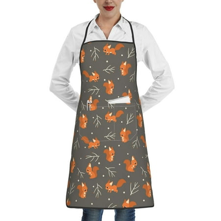 Qekee cute fall fox leaf Print Adjustable Bib Apron Resistant with Pocket Cooking Kitchen Aprons for Women Men Server Chef Apron
Qekee cute fall fox leaf Print Adjustable Bib Apron Resistant with Pocket Cooking Kitchen Aprons for Women Men Server Chef Apron