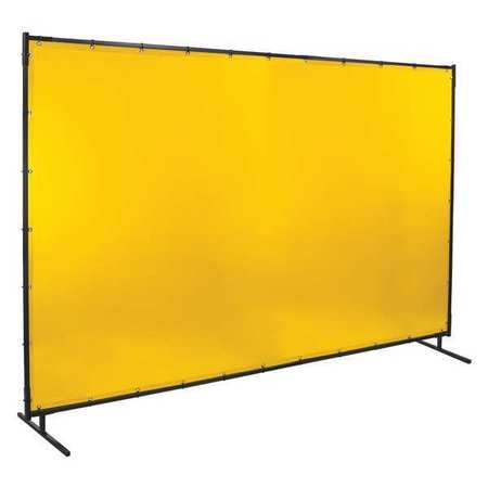 Welding Screen 10 ft. W 6 ft. Yellow