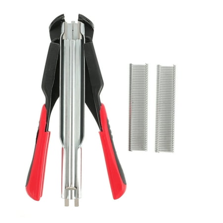 Ring Pliers with C Clips Pig Wire Cage Clamp Mesh Cage Wire Fencing Tool
