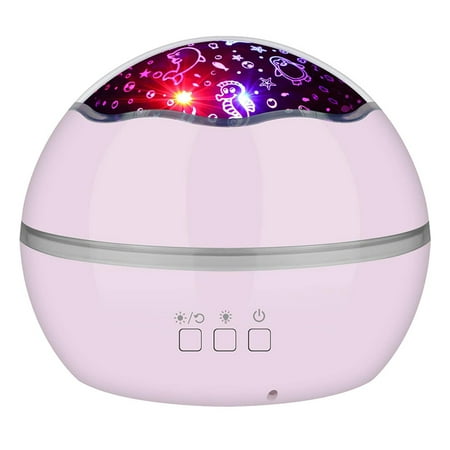 360° Rotating Night Light Projector 2 in 1 Starry and Baby Night Lights Projector(Pink)
360° Rotating Night Light Projector 2 in 1 Starry and Baby Night Lights Projector(Pink)