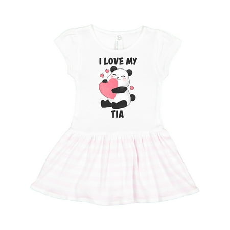 Inktastic I Love My Tia with Panda Illustration Gift Toddler Girl Dress
Inktastic I Love My Tia with Panda Illustration Gift Toddler Girl Dress