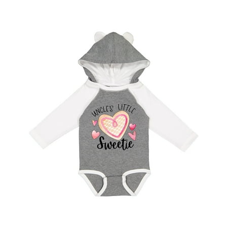 Inktastic Uncle s Little Sweetie with Pink Heart Cookie Gift Baby Boy or Baby Girl Long Sleeve Bodysuit
Inktastic Uncle s Little Sweetie with Pink Heart Cookie Gift Baby Boy or Baby Girl Long Sleeve Bodysuit