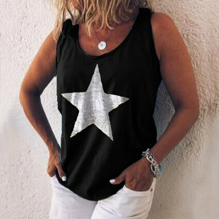 Fashionable Women s Casual Five Pointed Star Print Sleeveless O-Neck Vest Black Crop Top Petite Beige Bra
Fashionable Women s Casual Five Pointed Star Print Sleeveless O-Neck Vest Black Crop Top Petite Beige Bra