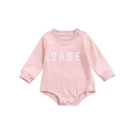 Tretra Newborn Infant Baby Girls Boys Bodysuit Letter-printed Long Sleeve Jumpsuits Clothes
Tretra Newborn Infant Baby Girls Boys Bodysuit Letter-printed Long Sleeve Jumpsuits Clothes