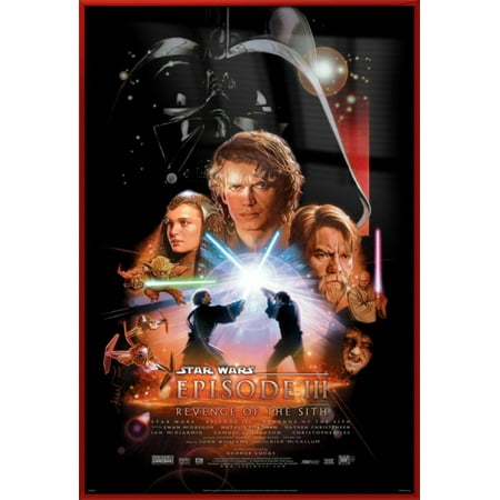 Star Wars: Episode III - Revenge Of The Sith - Framed Movie Poster / Print (Regular Style) (Size: 27" x 40")