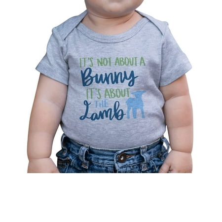 7 ate 9 Apparel Kid s Happy Easter Shirts - It s About The Lamb Grey Onepiece 3-6 Months
7 ate 9 Apparel Kid s Happy Easter Shirts - It s About The Lamb Grey Onepiece 3-6 Months