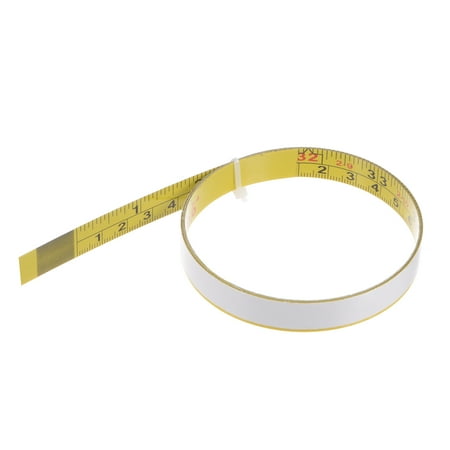 Self Adhesive Tape Measure 40 inch/1M Double Scale Left to Right Reading Measuring Tape Steel Sticky Ruler Yellow
Self Adhesive Tape Measure 40 inch/1M Double Scale Left to Right Reading Measuring Tape Steel Sticky Ruler Yellow
