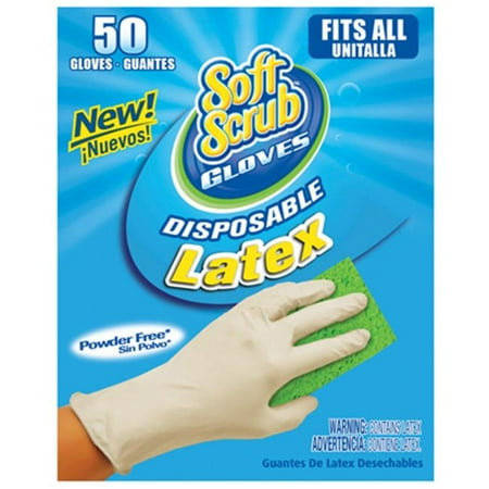 Big Time Products 11350-16 Latex Disposable Gloves 50 Count