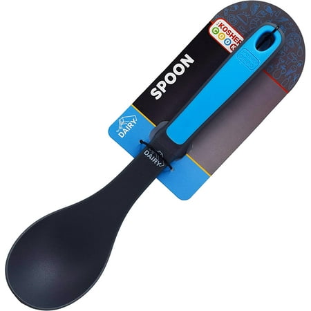 The Kosher Cook 12 Inch Silicone Basting and Serving Spoon - Blue