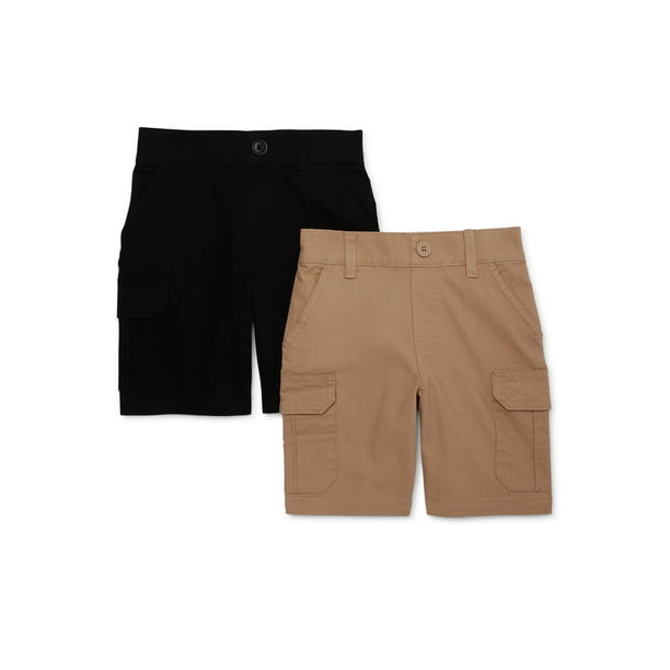 365 from Garanimals Boys Mix & Match Cargo Shorts 2-Pack, Sizes 4-10