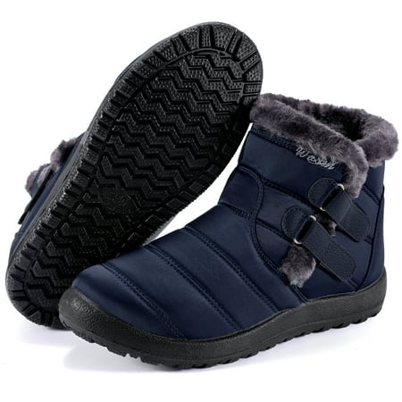 Womens Snow Boots Winter Shoes with Warm Plush Fleece Lined Ankle Booties Outdoor Comfortable Slip On Waterproof Hiking Shoe
Womens Snow Boots Winter Shoes with Warm Plush Fleece Lined Ankle Booties Outdoor Comfortable Slip On Waterproof Hiking Shoe