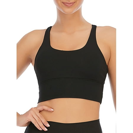 GuliriFei Women Seamless Sports Bra Cross Back Medium Support Padded Yoga Bra Low Impact Long Bra
GuliriFei Women Seamless Sports Bra Cross Back Medium Support Padded Yoga Bra Low Impact Long Bra