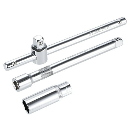 Socket Accessory Set 16mm 6-Point Deep Socket 6 Sliding Wrench Breaker Bar 5.7 Extension Bar with 3/8 Drive
Socket Accessory Set 16mm 6-Point Deep Socket 6 Sliding Wrench Breaker Bar 5.7 Extension Bar with 3/8 Drive