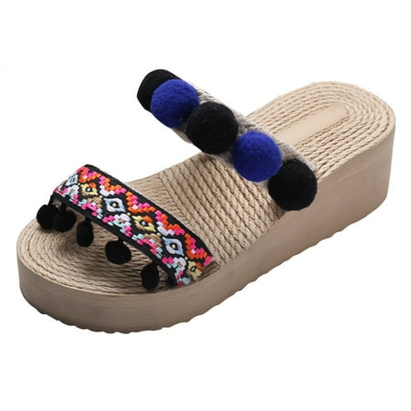 zttd women s summer non slip hairball slip on wedges beach open toe breathable sandals shoes slippers women s slipper a
zttd women s summer non slip hairball slip on wedges beach open toe breathable sandals shoes slippers women s slipper a