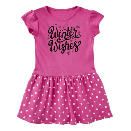 Inktastic Winter Wishes Hand Lettering in Black with Snowflakes Gift Baby Girl Dress
Inktastic Winter Wishes Hand Lettering in Black with Snowflakes Gift Baby Girl Dress
