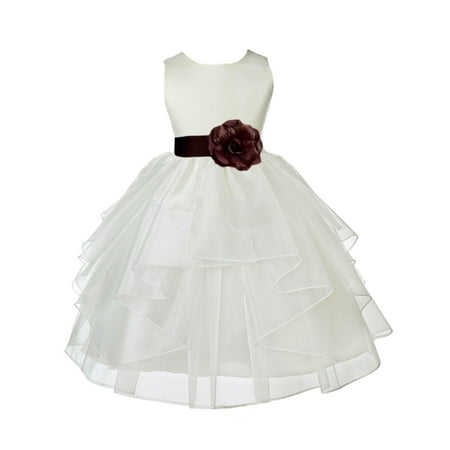 Ekidsbridal Ivory Brown Shimmering Organza Christmas Party Bridesmaid Recital Easter Holiday Wedding Pageant Communion Princess Birthday Clothing Baptism 4613S size 6-9 month Flower Girl Dress
Ekidsbridal Ivory Brown Shimmering Organza Christmas Party Bridesmaid Recital Easter Holiday Wedding Pageant Communion Princess Birthday Clothing Baptism 4613S size 6-9 month Flower Girl Dress