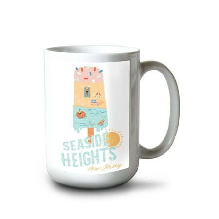 15 fl oz Ceramic Mug Seaside Heights New Jersey Summer Ice Cream Scene Dishwasher & Microwave Safe
15 fl oz Ceramic Mug Seaside Heights New Jersey Summer Ice Cream Scene Dishwasher & Microwave Safe