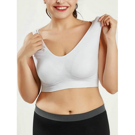 JustVH Women Seamless High Stretch Sports Casual Underwear Chest Pad Full Cup Shockproof Quick-drying Bra
JustVH Women Seamless High Stretch Sports Casual Underwear Chest Pad Full Cup Shockproof Quick-drying Bra