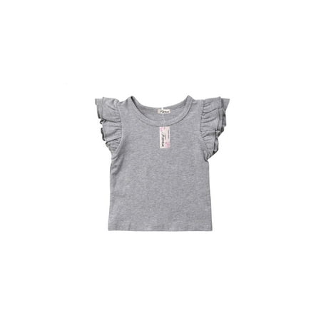 Infant Kids Baby Girl Short Sleeve T-Shirt Cotton Ruffle Tee Shirt Top Sunsuit Clothes Casual Solid Comfortable Clothing
Infant Kids Baby Girl Short Sleeve T-Shirt Cotton Ruffle Tee Shirt Top Sunsuit Clothes Casual Solid Comfortable Clothing