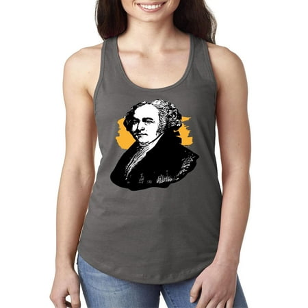 John Adams American President Women's Racerback Tank Top