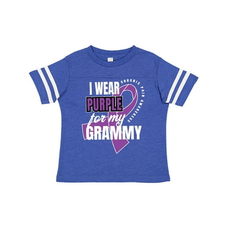 Inktastic Chronic Pain I Wear Purple For My Grammy Gift Toddler Boy or Toddler Girl T-Shirt
Inktastic Chronic Pain I Wear Purple For My Grammy Gift Toddler Boy or Toddler Girl T-Shirt
