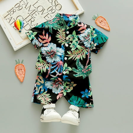 Hunpta Baby Boy Outfits Beach Leaves Print Short Sleeve Button Down 2PCS Clothes Set
Hunpta Baby Boy Outfits Beach Leaves Print Short Sleeve Button Down 2PCS Clothes Set