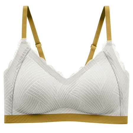 COBKK Womens Underwear Seamless Everyday Bras Women Sexy Bras Lace Comfortable Breathable Anti-exhaust Base Solid Non-Steel Ring Back Underwear Womens Underwear Plus Size Yellow
COBKK Womens Underwear Seamless Everyday Bras Women Sexy Bras Lace Comfortable Breathable Anti-exhaust Base Solid Non-Steel Ring Back Underwear Womens Underwear Plus Size Yellow