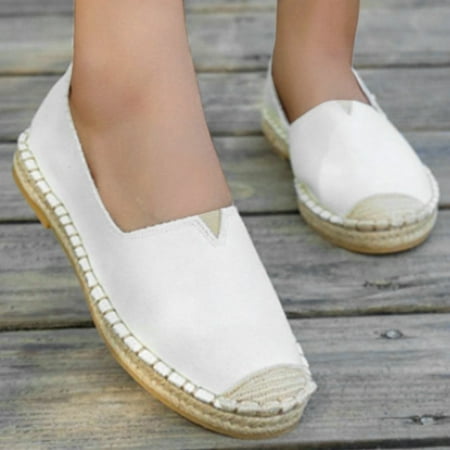 NEGJ Women Casual Shoes Breathable Slip On Flats Bow Beaded Striped Canvas Straw Sole Leisure Sneakers
NEGJ Women Casual Shoes Breathable Slip On Flats Bow Beaded Striped Canvas Straw Sole Leisure Sneakers