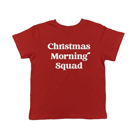 Toddler Christmas Morning Squad Tshirt Funny Xmas Party Family Novelty Graphic Tee For Children (Red) - 2T
Toddler Christmas Morning Squad Tshirt Funny Xmas Party Family Novelty Graphic Tee For Children (Red) - 2T