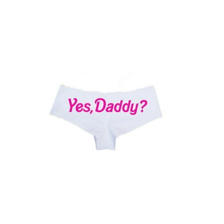 Amuver Women Briefs “Yes Daddy” Pattern Naughty Panties Cute Soft Stretchy Underwear Low Waist Lingerie Panties Underwear
Amuver Women Briefs “Yes Daddy” Pattern Naughty Panties Cute Soft Stretchy Underwear Low Waist Lingerie Panties Underwear