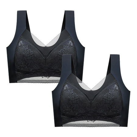 Women Full Lace Flower Seamless Underwear Backless Tank Waist Coat Bra Wrapped Bust 2 Pack
Women Full Lace Flower Seamless Underwear Backless Tank Waist Coat Bra Wrapped Bust 2 Pack
