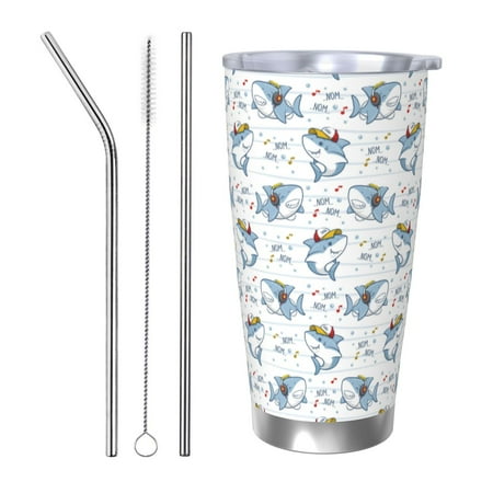 Matuu Music Shark for 20oz Durable Thermal Cups Keep Drinks Cold and Hot Insulated Car Mug with Lid-Straw Three-piece Set
Matuu Music Shark for 20oz Durable Thermal Cups Keep Drinks Cold and Hot Insulated Car Mug with Lid-Straw Three-piece Set