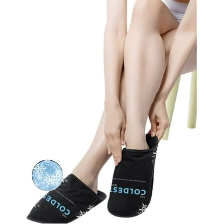 Coldest Ice Pack Slippers for Foot Injuries 2 Pack Reusable Hot Cold Therapy Foot Ice Pack Gel Ice Slippers for Plantar Fasciitis Relief Psoriatic Arthritis (Small)
Coldest Ice Pack Slippers for Foot Injuries 2 Pack Reusable Hot Cold Therapy Foot Ice Pack Gel Ice Slippers for Plantar Fasciitis Relief Psoriatic Arthritis (Small)