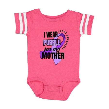 Inktastic I Wear Purple For My Mother Lupus Awareness Gift Baby Boy or Baby Girl Bodysuit
Inktastic I Wear Purple For My Mother Lupus Awareness Gift Baby Boy or Baby Girl Bodysuit