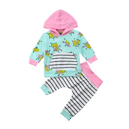 Gwiyeopda Kids Baby Girl 2 Pcs Set Stripe Print Hooded Pullover Floral Drawstring Trousers Outfits
Gwiyeopda Kids Baby Girl 2 Pcs Set Stripe Print Hooded Pullover Floral Drawstring Trousers Outfits