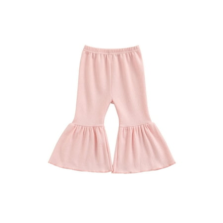 wybzd Kids Girls Autumn Casual Rib Knit Flared Pants Solid Color Elastic Waist Wide Ruffle Long Trousers 6 Months-6 Years
wybzd Kids Girls Autumn Casual Rib Knit Flared Pants Solid Color Elastic Waist Wide Ruffle Long Trousers 6 Months-6 Years