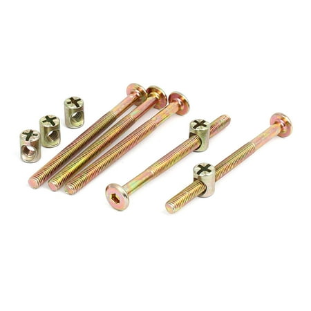 Uxcell M6x80mm Hex Socket Drive Head Furniture Connecting Bolts w Barrel Nuts 5/10/20 Sets
Uxcell M6x80mm Hex Socket Drive Head Furniture Connecting Bolts w Barrel Nuts 5/10/20 Sets