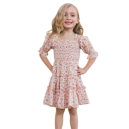 Girls Fashion Dresses Outfits Dress Sleeve Dresses Backless Princess Baby Girls Kids Summer Floral Casual Clothes Short Little Ruffle Girls Dress&Skirt
Girls Fashion Dresses Outfits Dress Sleeve Dresses Backless Princess Baby Girls Kids Summer Floral Casual Clothes Short Little Ruffle Girls Dress&Skirt