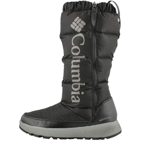 Columbia Womens Paninaro Omni-Heat Tall Snow Boot 8 Black/Stratus