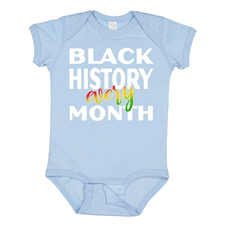 Inktastic Black History Every Month Gift Baby Boy or Baby Girl Bodysuit