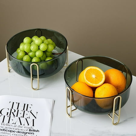 Fogcroll Fruit Plate with Bracket Fine Workmanship Smooth Large Capacity Thicken Storage Dried Fruit Snack Candy Plate for Home
Fogcroll Fruit Plate with Bracket Fine Workmanship Smooth Large Capacity Thicken Storage Dried Fruit Snack Candy Plate for Home