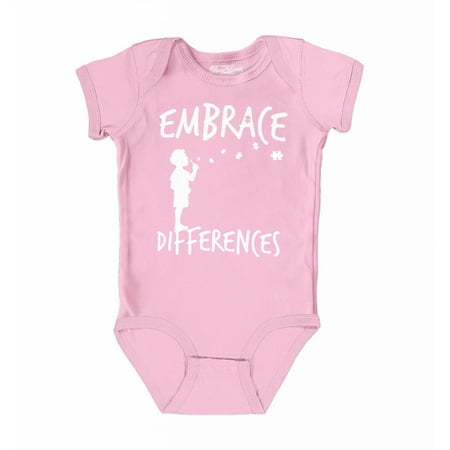 Shop4Ever Embrace Differences Autism Bubbles Boyy Baby s Bodysuit Infant Cotton Romper 12 Months Pink
Shop4Ever Embrace Differences Autism Bubbles Boyy Baby s Bodysuit Infant Cotton Romper 12 Months Pink