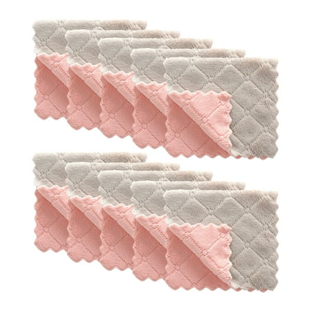 10PCS Absorbent Coral Fleece Towels - Soft Kitchen Dishcloths | Non-Stick Oil Kitchen Towels | Fast Drying Dish Cloths for Kitchen
10PCS Absorbent Coral Fleece Towels - Soft Kitchen Dishcloths | Non-Stick Oil Kitchen Towels | Fast Drying Dish Cloths for Kitchen