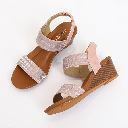 Cathalem Rope Sandals for Women Women s New Summer Large Wedge Heel Fashion Roman Fairy Sandals Sandals for Women Dressy Pink 10
Cathalem Rope Sandals for Women Women s New Summer Large Wedge Heel Fashion Roman Fairy Sandals Sandals for Women Dressy Pink 10