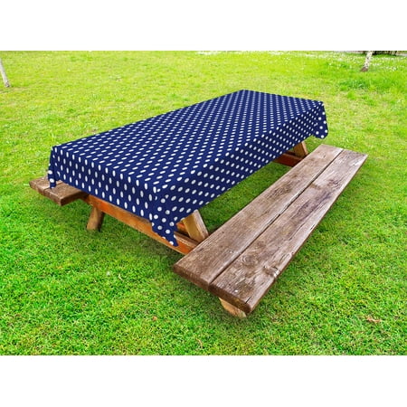 Retro Outdoor Tablecloth Pattern with White Polka Dots on a Sailor Navy Dark Blue Background Vintage Tile Decorative Washable Fabric Picnic Tablecloth 58 X 104 Inches White Navy Blue by Ambesonne
Retro Outdoor Tablecloth Pattern with White Polka Dots on a Sailor Navy Dark Blue Background Vintage Tile Decorative Washable Fabric Picnic Tablecloth 58 X 104 Inches White Navy Blue by Ambesonne