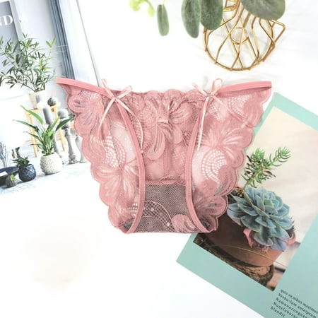 Womens Panties Womens Double Bow Lace Printing High Waist Bikini Brief Panties Pink One Size
Womens Panties Womens Double Bow Lace Printing High Waist Bikini Brief Panties Pink One Size