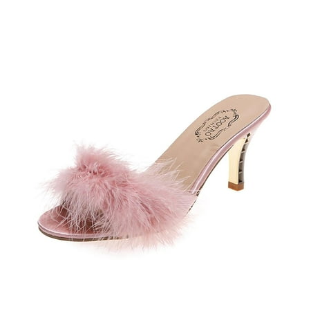 TUOBARR Heels for Women Women s Shoes Fashion Solid Color Minimalistic Sexy Plush Fabric Fine High Heels Sandals Pink
TUOBARR Heels for Women Women s Shoes Fashion Solid Color Minimalistic Sexy Plush Fabric Fine High Heels Sandals Pink